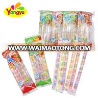 China supplar colorful Jelly Candy mixed fruit flavor with jelly stick